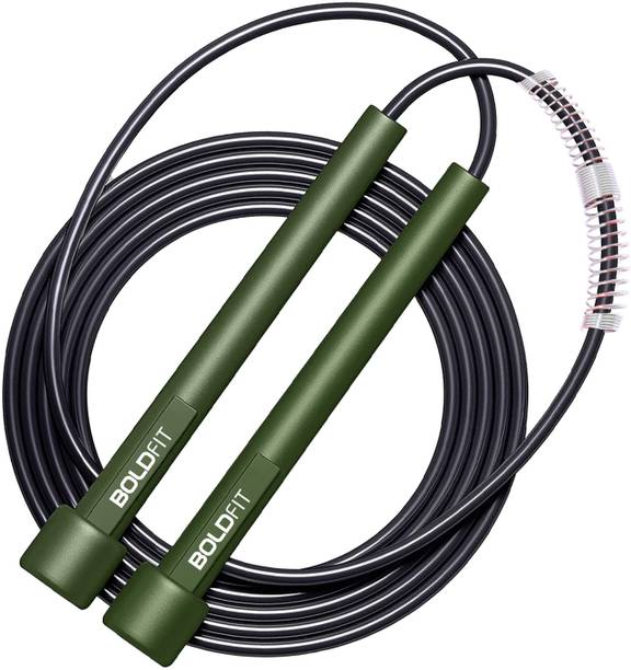 BOLDFIT Skipping ropes for men women kids girls jumping ropes jump rope Adjustable gym Freestyle Skipping Rope