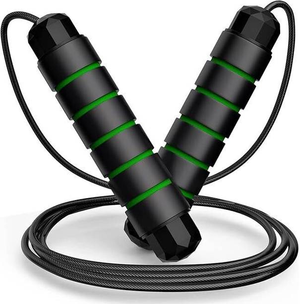 Quickfit Skipping Rope for Men, Women & Children - Jump Rope for Exercise Workout Freestyle Skipping Rope