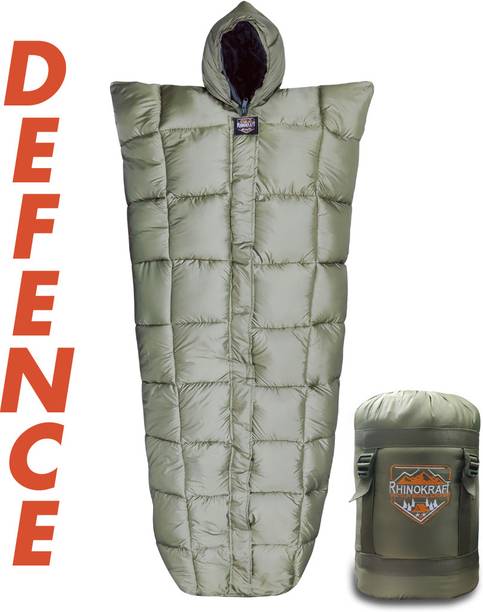 RHINOKraft -10 Degree 7Ft Import Fur Lining 3.6 Kg Weight Sleeping Bag