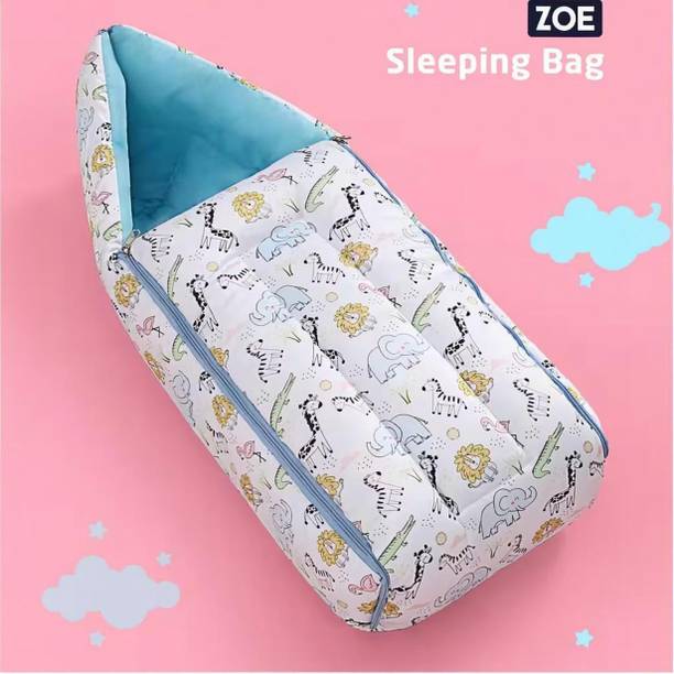 Shreeji 17 in 1 Baby Bed, Baby Bedding for New Born & Carry Nest, Cotton Sleeping Bag