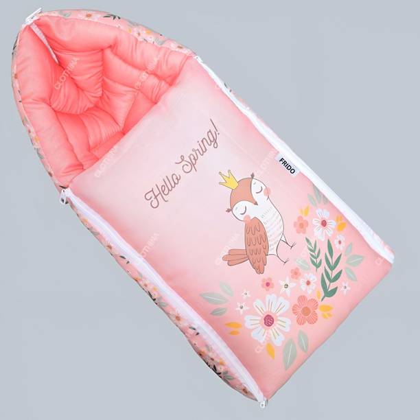 Frido Baby Sleeping Bag 3in1 Cotton Comfortable For New Born Baby Carry Bag 0-12 Month Sleeping Bag