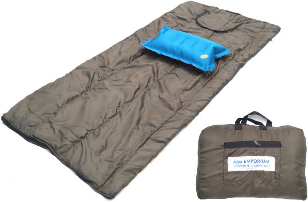 Aim Emporium Rectangular Indoor & Outdoor Temp 10°C to 20°C, For Travelling , Camping Sleeping Bag