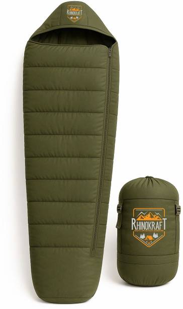 RHINOKraft Detachable Suede-Lined Interior | Rugged TPU | Fits Up to 7ft Tall Army-Grade Sleeping Bag