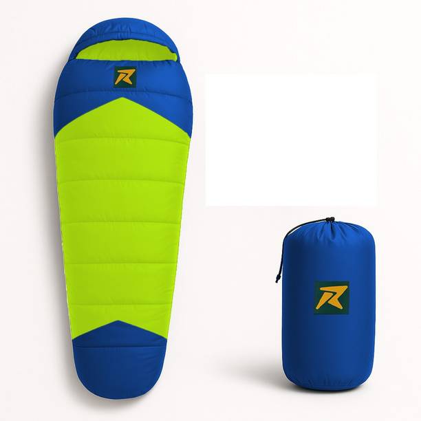 Rocksport Camplite 10°C to 20°C Sleep Bag For Camping and Traveling(Blue/Lime Green,1kg) Sleeping Bag