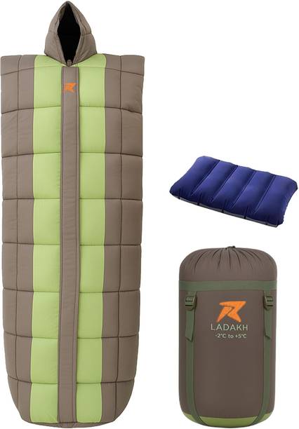 Rocksport Ladakh -2°C to 5°C Mummy Sleeping Bag for Adult with Air Pillow Camping Sleeping Bag