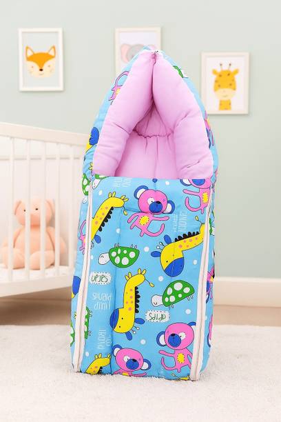 Baby Desire 3 in 1 Baby Bed, Baby Bedding for New Born & Carry Nest, Cotton Sleeping Bag