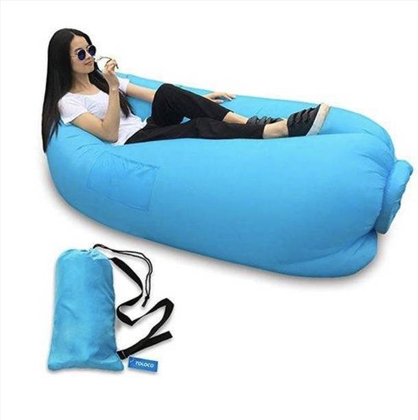 PLASTY Portable Camping Inflatable Lounger Sofa Sleeping Bag