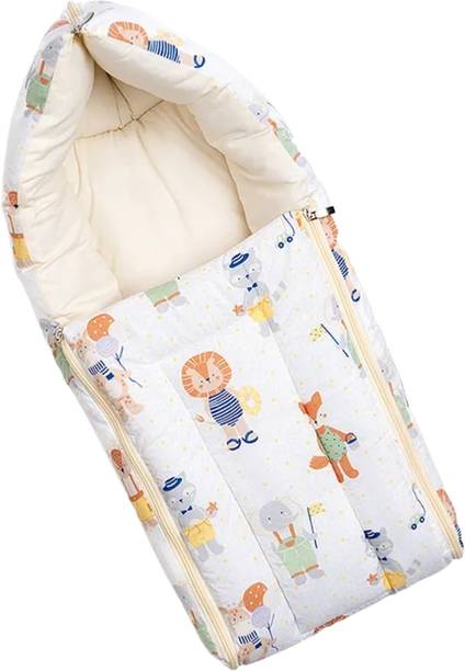 HET CREATION 3 in 1 Velvet Baby Sleeping Bag & Carry Nest Zarvika No No