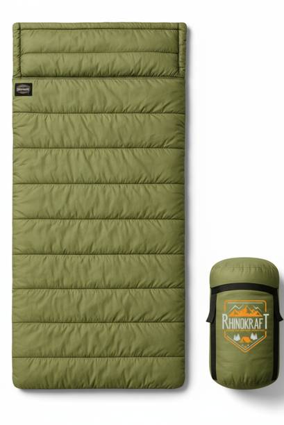 RHINOKraft Premium Quality Light Weight Nylon 1.2 Kg , 8 to 20 Degree Celsius Sleeping Bag