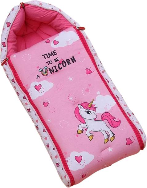 aanjani creation 39 in 1 Velvet Baby Sleeping Bag & Carry Nest Zarvika NO NO