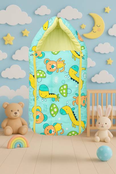 Baby Desire 3 in 1 Baby Bed, Baby Bedding for New Born & Carry Nest, Cotton Sleeping Bag