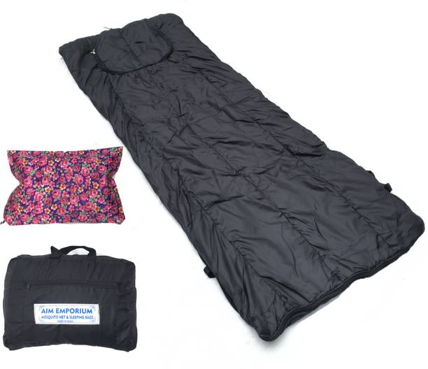 Aim Emporium Air Pillow 10 C TO 20 C For Winter (Travelling Hiking) Rectangular Sleeping Bag