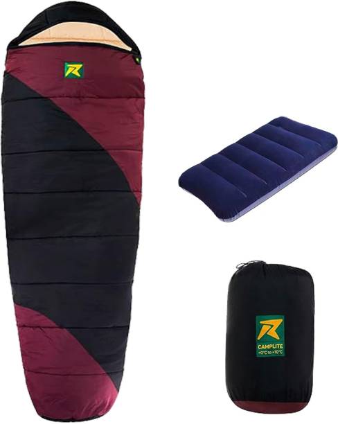 Rocksport Camplite 0 C to 10 C Purple/Black Mummy Shape Sleeping Bag