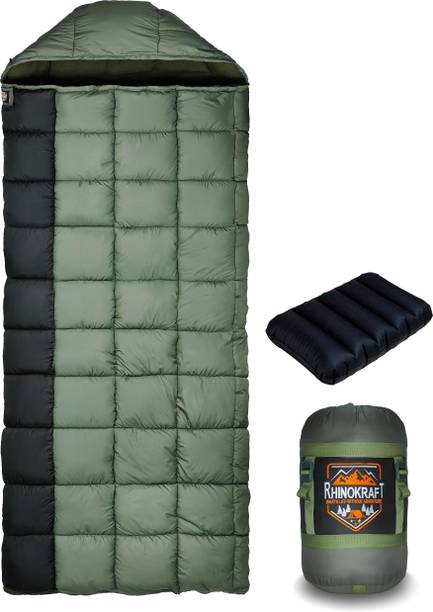 RHINOKraft Rectangular Shape | Warm Anti Fleece liner | Ideal for Adult upto 5.8 Ft Sleeping Bag