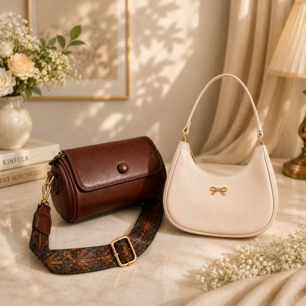 Brown Women Sling Bag COMBO SLING BAG FOR WOMENS