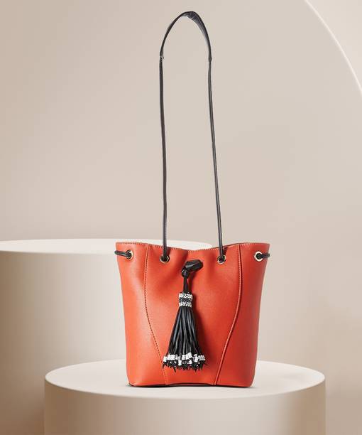 Orange Women Hand-held Bag - Medium Ubon