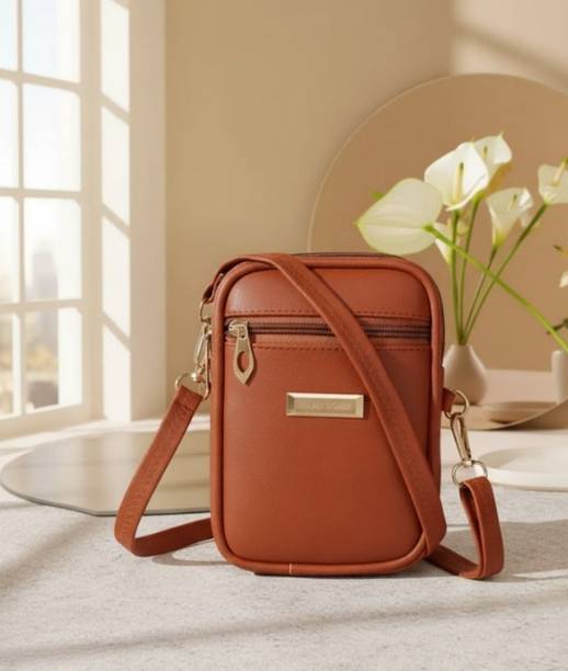 Brown Women Sling Bag small side sling bag