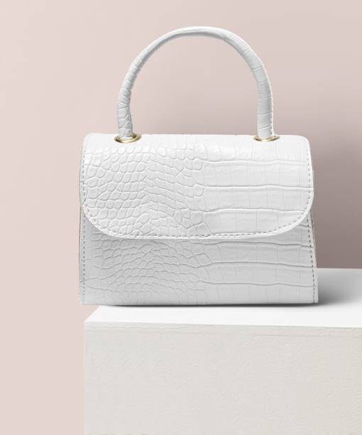 White Women Sling Bag - Mini