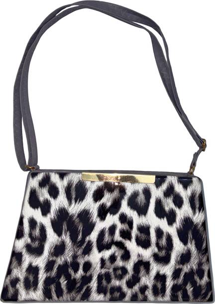 Black, White, Grey Women Sling Bag Fsxsling-001