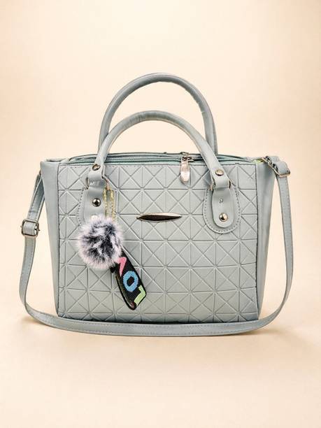 Multicolor Women Sling Bag Women's Black Geometric Textured Sling Handbag with Love Charm