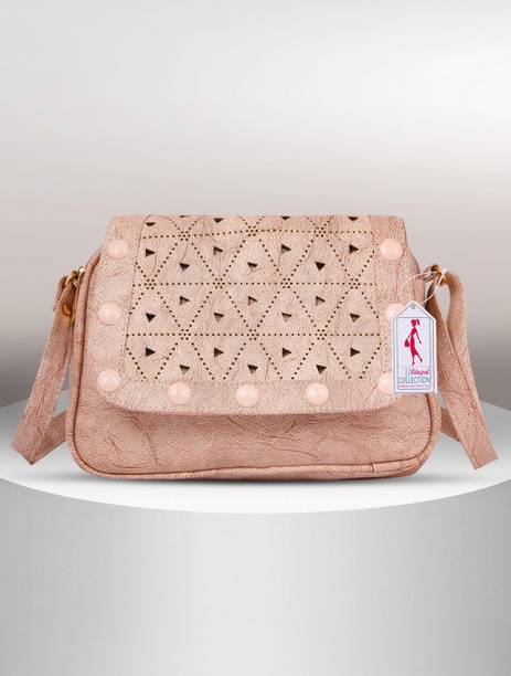 Beige Women Sling Bag - Medium SPK_108