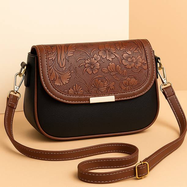 Brown Women Sling Bag Trendy korean for women unique