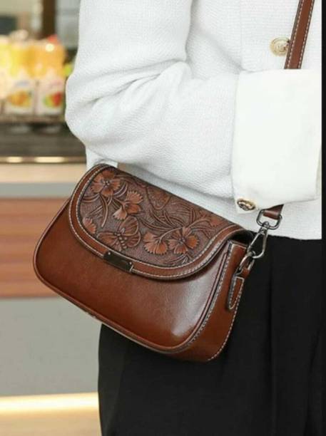 Brown Women Sling Bag Trycde 003