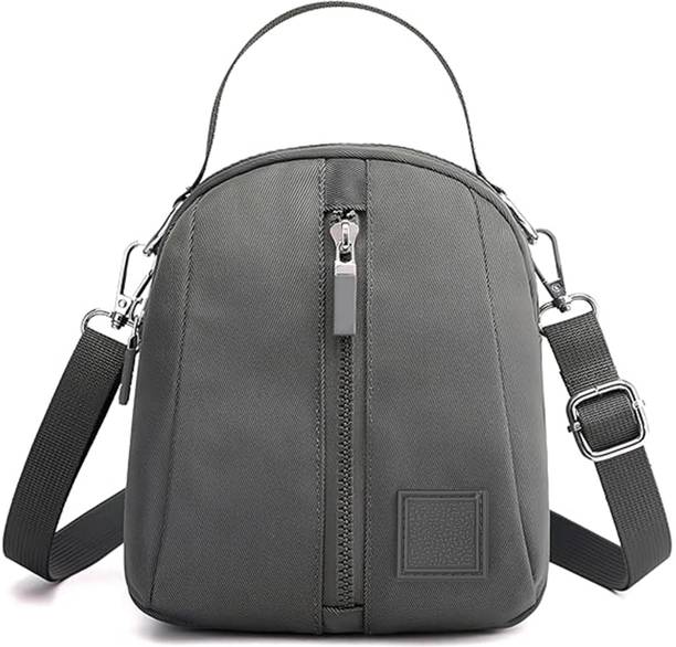Grey Women Sling Bag Mini Cross Body Women's Sling Messenger Bag for Travel / Office / Business