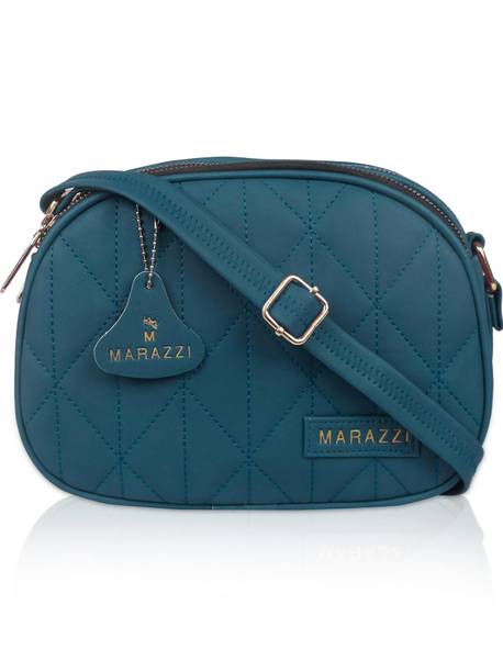 Blue Women Sling Bag 3 chain