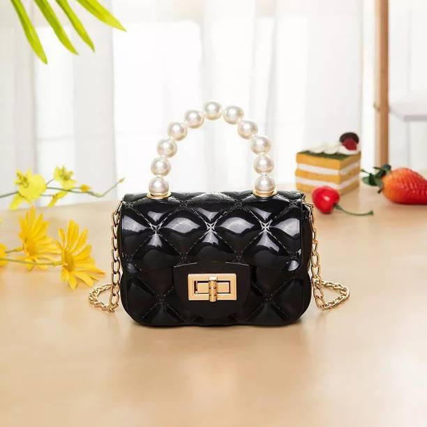 FCB Black Sling Bag Girl jelly sling bag