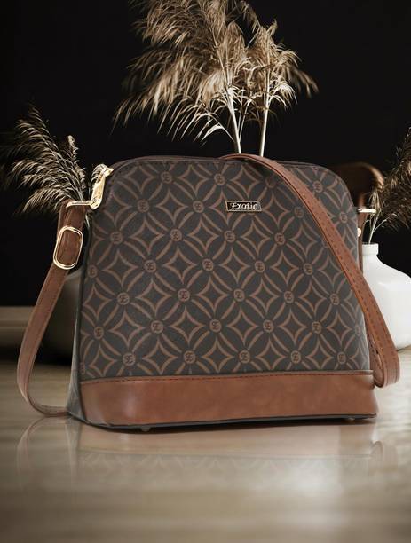 Brown Women Sling Bag Ethinic pattern-620