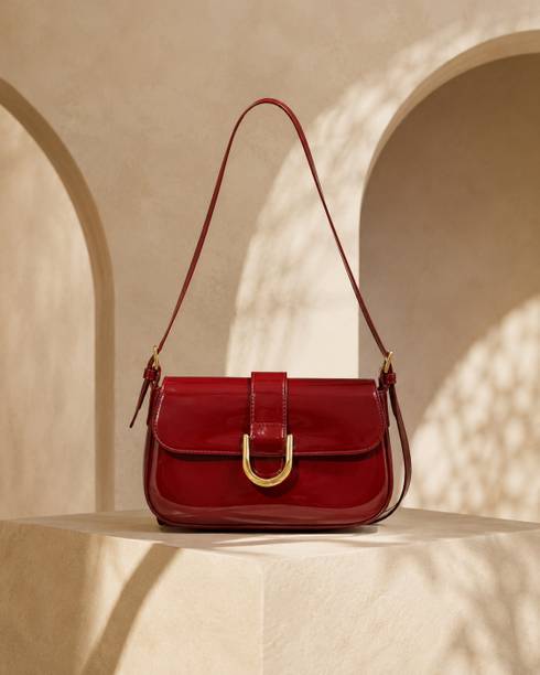 Maroon Women Sling Bag Maroon GLOSSY TYOB SLING