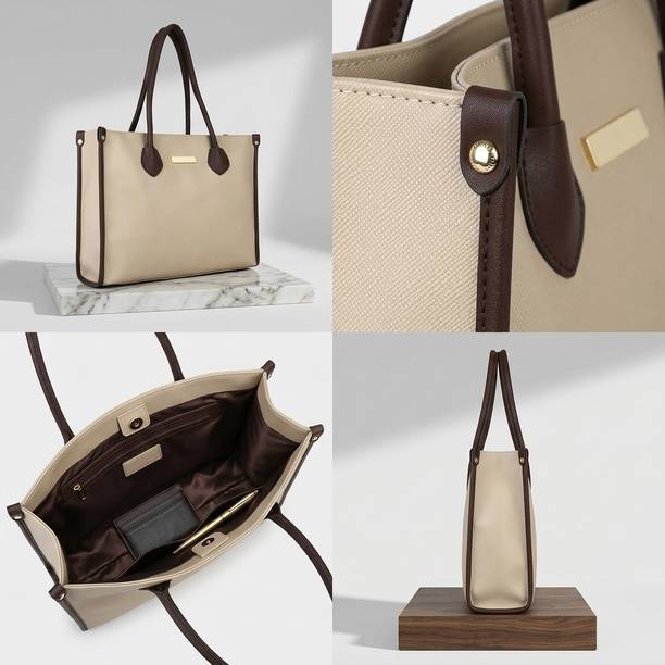 Beige Women Hand-held Bag BAGJ-46