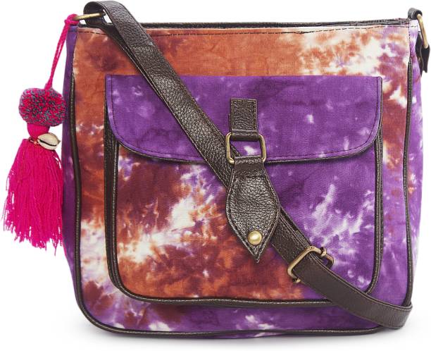 Purple Women Sling Bag Price in India