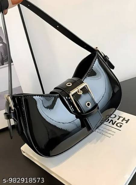 Black Women Sling Bag Black 67uh
