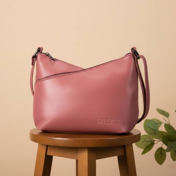 Pink Women Sling Bag Women Trendy Pink Cross Body Latest Stylish Small Sling Bag