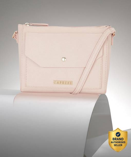 Pink Women Sling Bag - Medium Glenn Sling Medium (E) Powder Peach