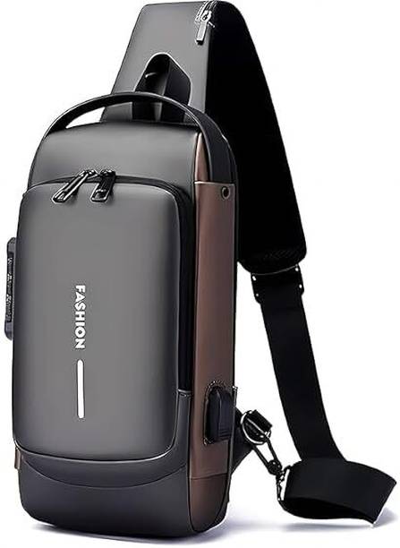 Multicolor Men & Women Shoulder Bag Multifunction Pass-word Anti-Theft Sacgear Backpack Sling Bag