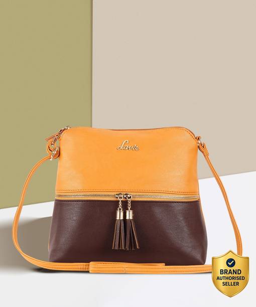Yellow Women Sling Bag Tassel Dome Sling Bag