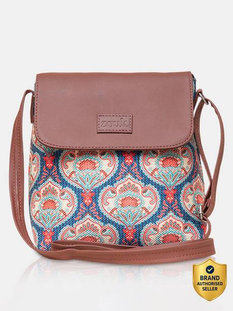 Blue Women Sling Bag Flap Sling Bag