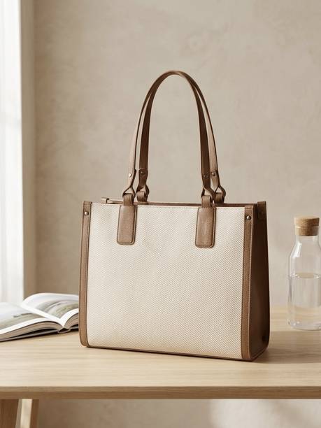 MAUVE BELLE Beige, Tan Women Tote CALISTA