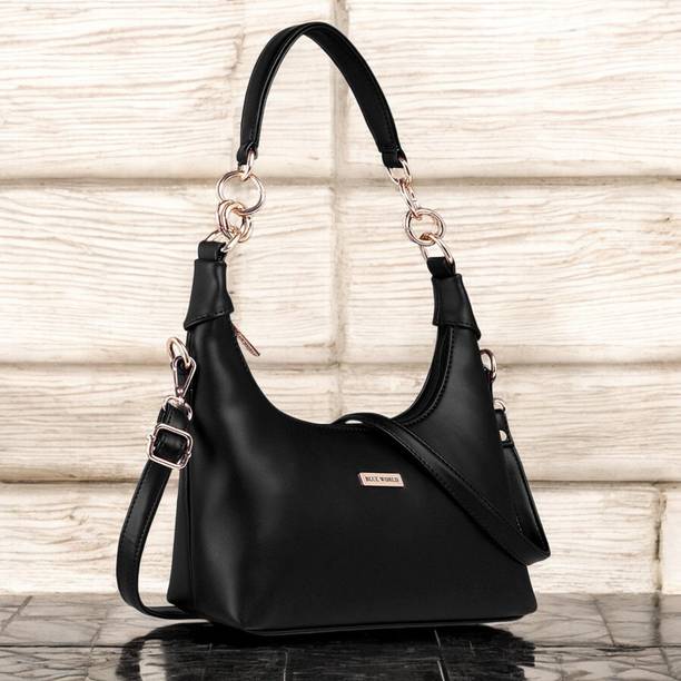 Black Women Sling Bag Texture Designs Sling/Shoulder bag for Women/Girls (BLACK)