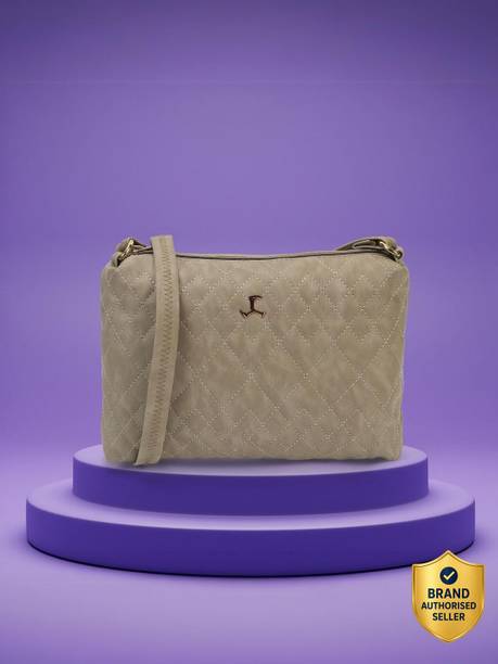 Beige Women Sling Bag 66-781