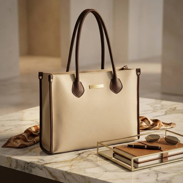 Beige Women Hand-held Bag BAGJ-53