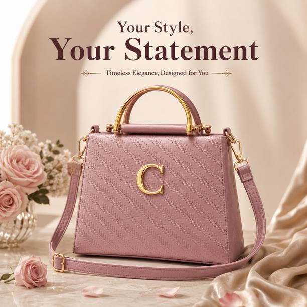 Pink Women Sling Bag Lightweight Crossbody Bag for Women Perfect for Casual, Travel & Party Outfits
