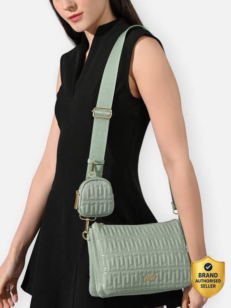 Green Women Sling Bag LX EMILAN