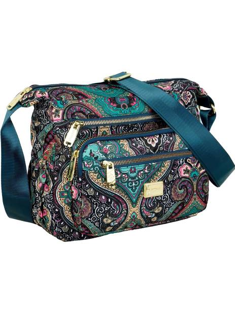 Multicolor Women Sling Bag Crossbody Sling Bag with Multi-Compartment, Adjustable Shoulder Strap