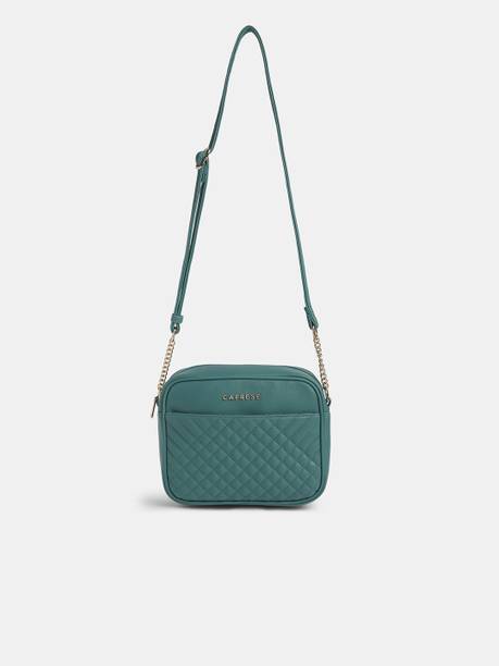 DressBerry X CAPRESE Blue Women Sling Bag Sunny Sling Medium Bag for Women with Detachable Sling Strap