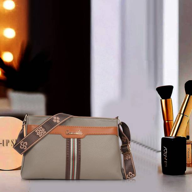 Beige Women Sling Bag LQ127