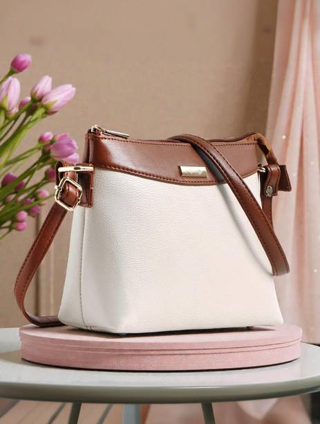 White Women Sling Bag Grace Hand Sling Bag